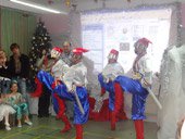 групповое детское празднование Нового года 2015