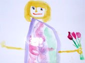 Итоги конкурса детского рисунка "Мамина улыбка"